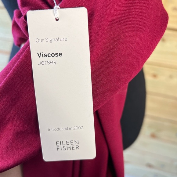 Eileen Fisher medium viscose shirt dress​ - Picture 4 of 6